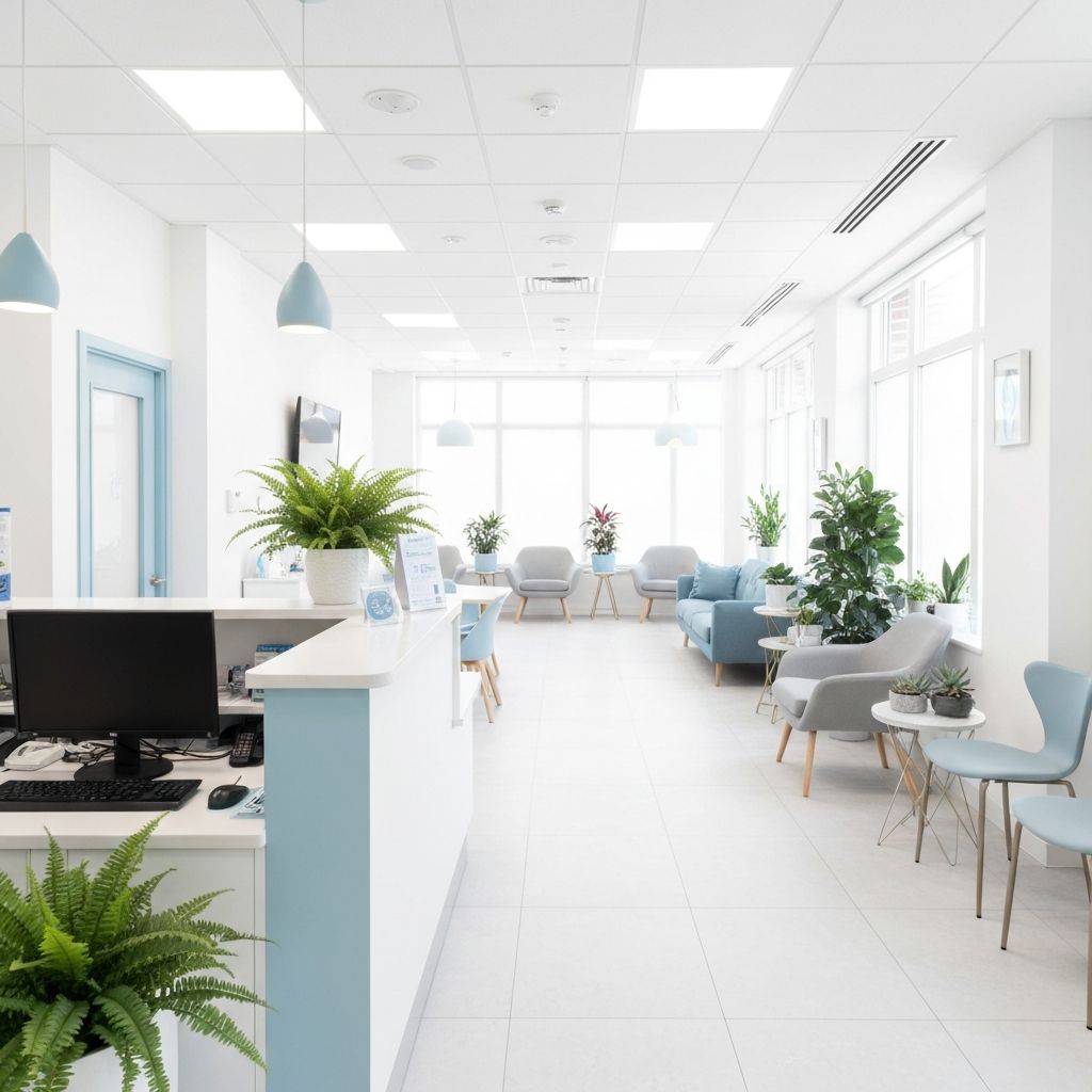Welcoming reception area inside National Dental Care Brisbane CBD clinic